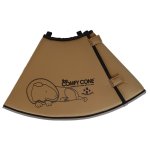 All four paws collier animaux de compagnie comfy cone m long 30cm brun