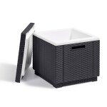 Allibert glacire en plastique graphite 213828