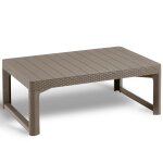 Allibert table de jardin lyon cappuccino 232296