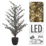 Ambiance arbre de nol artificiel en pot avec 136 led 125 cm