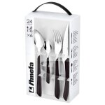 Amefa set de coutellerie 24 pcs eclat noir