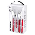Amefa set de coutellerie 24 pcs eclat rouge