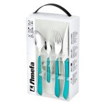 Amefa set de coutellerie 24 pcs eclat turquoise