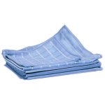 Aqua laser ensemble de chiffons anti - poussière bambou 6 pcs bleu Aqua laser ensemble de chiffons anti - poussière bambou 6 pcs bleu