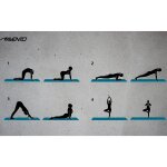 Avento tapis de fitness / yoga basique rose Avento tapis de fitness / yoga basique rose