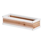 Axi bote  fleurs pour aire de jeu marron et blanc
