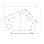 Axi tableau noir bois marron Axi tableau noir bois marron