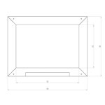Axi tableau noir classique bois marron