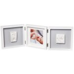 Baby art cadre  double empreinte my baby style gris