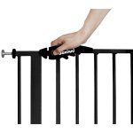 Baninni barrire de scurit vicino mtal 75 - 85 cm noir