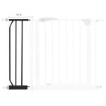 Baninni extension de barrière de sécurité vicino 20 cm noir Baninni extension de barrière de sécurité vicino 20 cm noir
