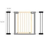 Baninni extension de barrière de sécurité woody 14 cm noir Baninni extension de barrière de sécurité woody 14 cm noir