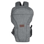 Baninni porte - bb 2 en 1 sacco gris mlange bnbc005 - gy