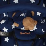 Baninni transat pour bb  relax classic  bleu toile