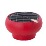 Bbgrill barbecue portatif rouge bbq tub - r
