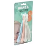 Beaba cuill�res premier groupe d'�ge eucalyptus silicone 4 pcs
