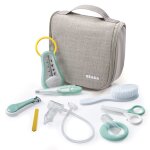 Beaba kit de toilette bébé 9 pcs gris Beaba kit de toilette bébé 9 pcs gris