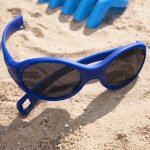 Beaba lunettes de soleil pour enfants m bleu blouissant
