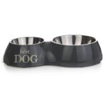 Beeztees double bol d'alimentation best dog 510 ml 37 x 17, 5 cm