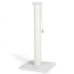 Beeztees poteau à griffer pour chats serpa 40 x 40 x 90 cm blanc Beeztees poteau à griffer pour chats serpa 40 x 40 x 90 cm blanc