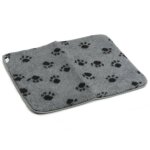 Beeztees tapis de caisse 62 x 44 cm gris