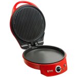 Bestron appareil  pizza / gril de table 1800 w rouge apz400