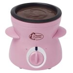 Bestron fondue au chocolat compact dcm043p 25 w rose