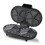 Bestron gaufrier en forme de c?ur double adwm730s 1200 w inox