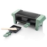 Bestron gril  raclette agr102g 350 w noir et vert