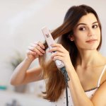 Bestron lisseur  cheveux ahs300r rose