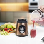 Bestron mlangeur avec cruche en verre abl500co 1, 5 l 500 w cuivre