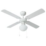 Bestron ventilateur de plafond blanc 102 cm 50 w dhb42w