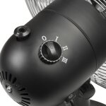 Bestron ventilateur rtro de bureau dft35z 35 cm 35 w noir