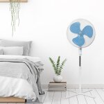 Bestron ventilateur sur pied 45 cm 45 w blanc asv45w