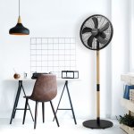 Bestron ventilateur sur pied dfs45wb 45 cm 50w noir