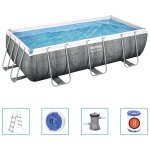 Bestway ensemble de piscine power steel 404x201x100 cm