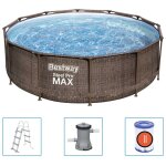 Bestway ensemble de piscine steel pro max deluxe series 366x100 cm