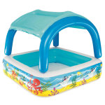 Bestway piscine avec auvent 140 x 140 x 114 cm bleu 52192 Bestway piscine avec auvent 140 x 140 x 114 cm bleu 52192