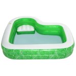Bestway piscine avec si�ge tropical paradise 231x231x51 cm