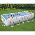 Bestway piscine hors - sol rectangulaire power steel 19281 l