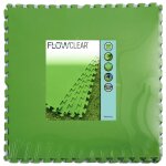 Bestway protecteurs de plancher flowclear 9 pcs vert 5, 47 m