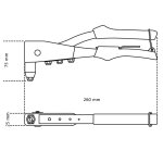 Beta tools betaa tools riveteuse 1741b 017410000