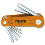 Beta tools ensemble de cls hexagonales coudes 96 / bg7 chrome