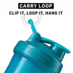 Blenderbottle tasse  shaker prostak avec 2 rcipients 650 ml sarcelle
