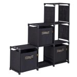 Bo - camp armoire de camping avec 3 tiroirs troutman noir
