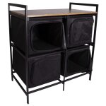 Bo - camp armoire de cuisine lawton noir