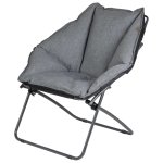 Bo - camp chaise de camping silvertown gris