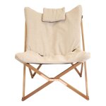 Bo - camp chaise de détente bloomsbury l beige Bo - camp chaise de détente bloomsbury l beige