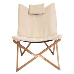 Bo - camp chaise de détente bloomsbury m beige Bo - camp chaise de détente bloomsbury m beige
