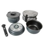 Bo - camp ensemble d'ustensiles de cuisine 5 pcs trekking aluminium Bo - camp ensemble d'ustensiles de cuisine 5 pcs trekking aluminium